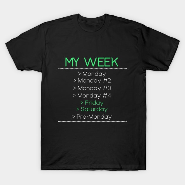 I hate monday T-Shirt by AdriaStore1